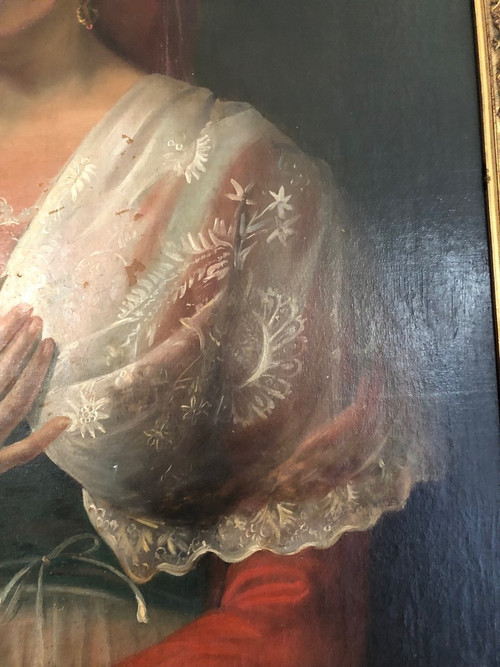 Peinture Portrait De Femme