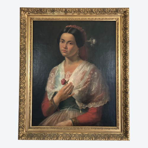 Peinture Portrait De Femme