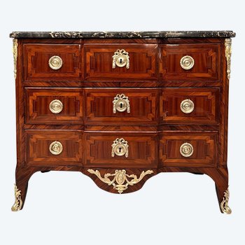 Commode d'Epoque Transition Louis XV Louis XVI Epoque XVIIIème Vers 1760