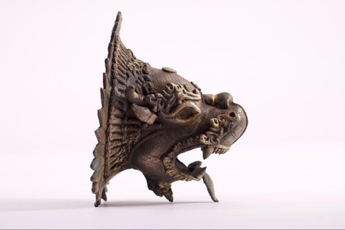 Bruciatore di incenso da parete Dragon Druk Dug Tibet Bhutan