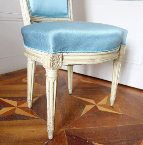 Pair Of Louis XVI Period Cabriolet Chairs