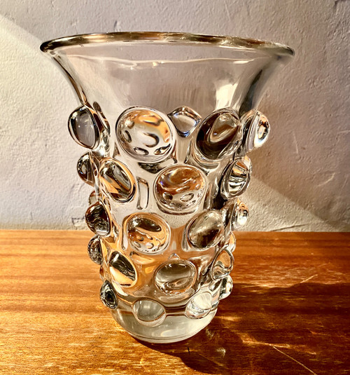 Bamako vase signed R Lalique