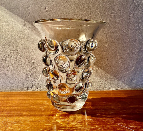 Bamako vase signed R Lalique
