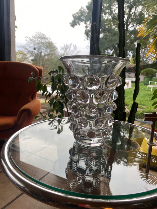 Bamako vase signed R Lalique
