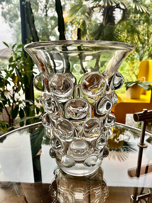 Bamako vase signed R Lalique