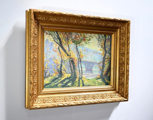 Peinture à l’Huile sur Toile – Fin XIXe