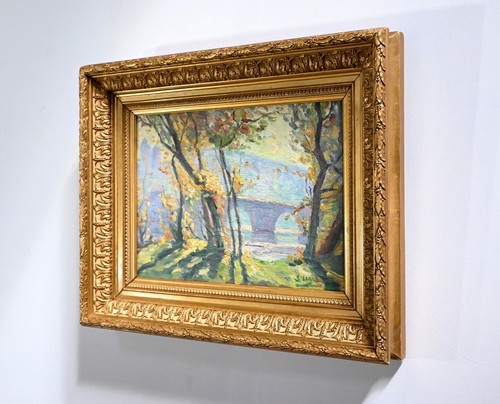 Peinture à l’Huile sur Toile – Fin XIXe