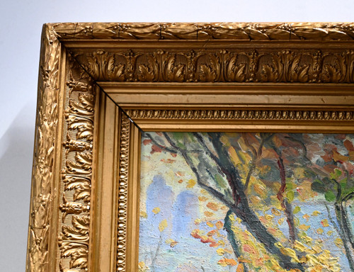 Peinture à l’Huile sur Toile – Fin XIXe