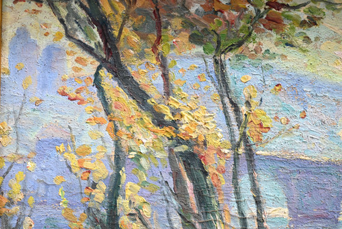 Peinture à l’Huile sur Toile – Fin XIXe
