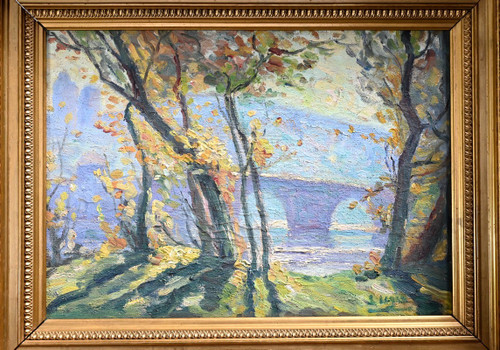 Peinture à l’Huile sur Toile – Fin XIXe
