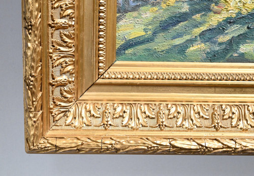 Peinture à l’Huile sur Toile – Fin XIXe