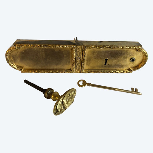 19th century bronze lock