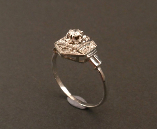 Bague Diamants, époque Art Déco.