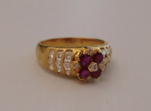Ruby and Diamond Ring.