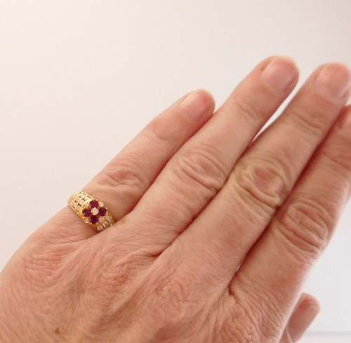 Ruby and Diamond Ring.