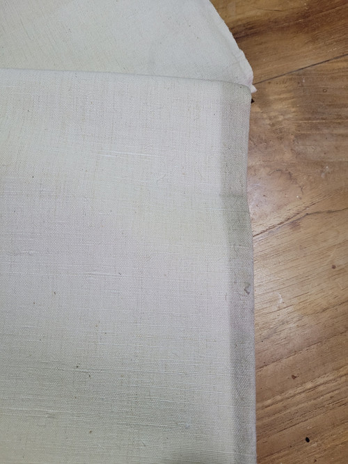 Coppia di lenzuola in lino o miste, fine '800 o inizio '900