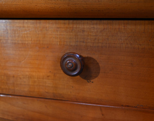 Table de Chevet en Merisier et Frêne – Fin XIXe