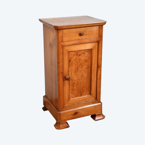 Table de Chevet en Merisier et Frêne – Fin XIXe