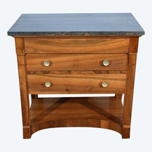 Petite Commode Chiffonnière de Propriété en Noyer, époque Directoire – Début XIXe