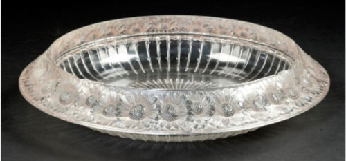 René Lalique “Daisy” Cup In Molded Crystal