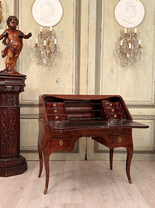 Guillaume Kemp, gestempeltes Sekretärbüro aus der Zeit Ludwigs XV., ca. 1760