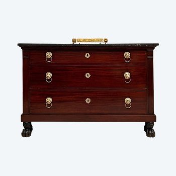 Commode d'Epoque Empire Retour d'Egypte Epoque Debut XIXème
