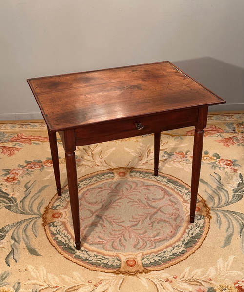 Cabaret Table In Mahogany Port Work From The 18th Century