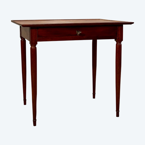 Cabaret Table In Mahogany Port Work From The 18th Century
