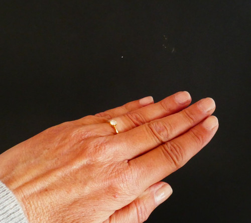 Diamant-Solitärring: 0,31 Karat.