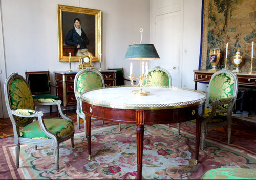 Pierre Brizard : Série De 6 Fauteuils à Chassis d'époque Louis XVI - Estampille