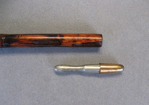 19th Century Horn Pommel Rifle Cane.