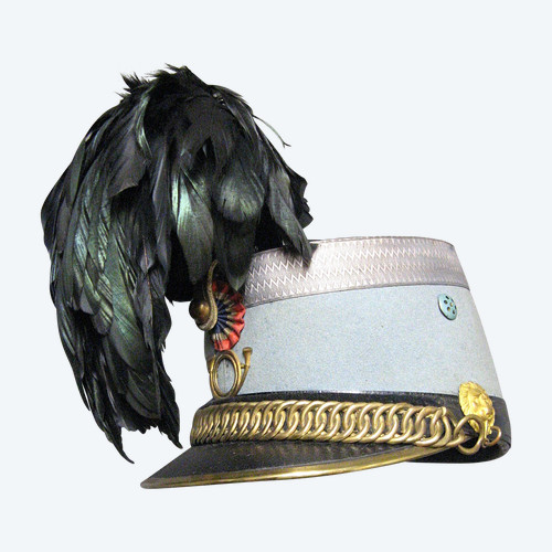 Pferdejäger. Shako männlicher Offizier 1874.