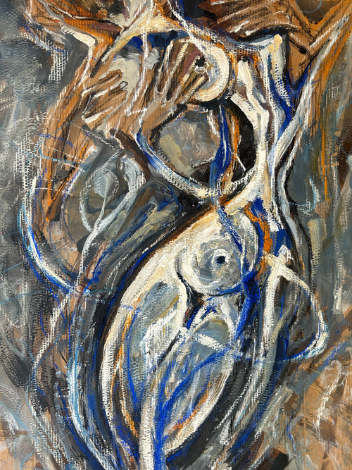 Tableau représentant Venus Anadyonème Suite Dionysos de Pôl Roux