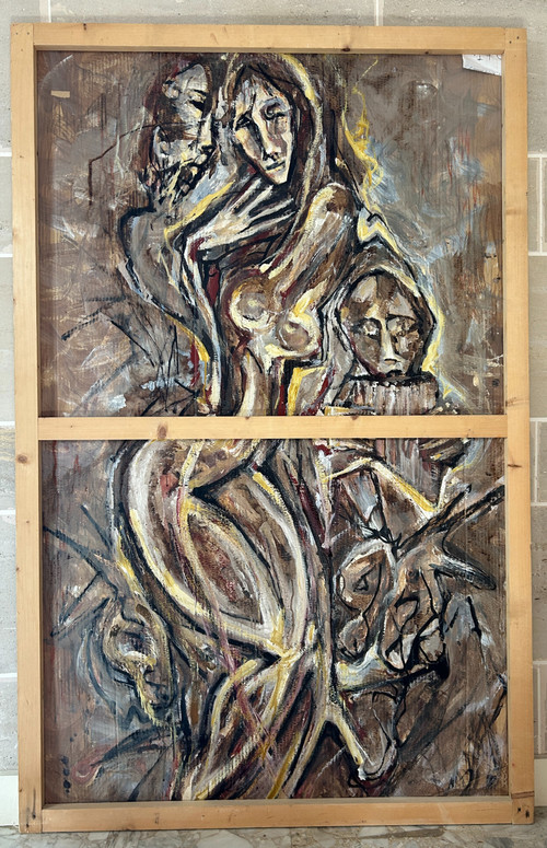 Tableau représentant Venus Anadyonème Suite Dionysos de Pôl Roux