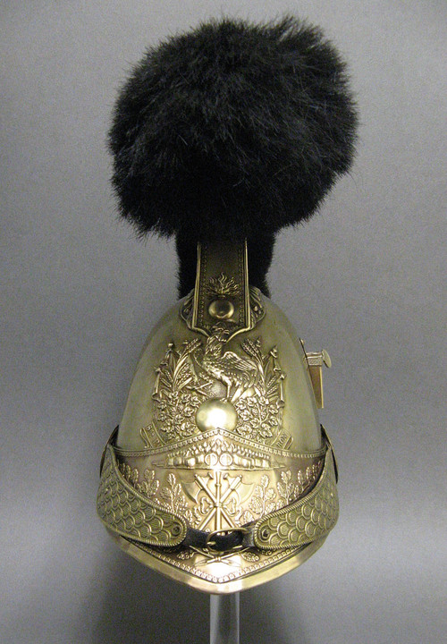 Casque d'Officier Sapeur Pompier Mle 1821.
