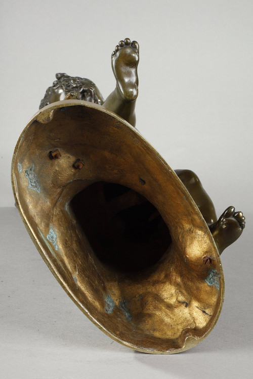 Bronzo di Cupido che tende l'arco dopo Lemire (1741-1827)