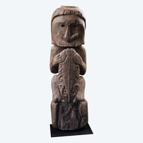Figura di Korvar, statua, arte oceaniana, arte tribale, arte del Pacifico, Oceania, arti primitive