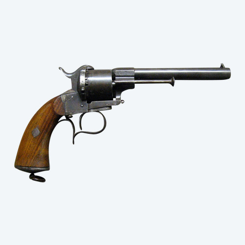 Single Action Pinfire Revolver Eugène Lefaucheux 19th Century.