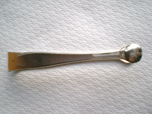 Elegant sugar/ice tongs in silver metal model ATLAS goldsmith Christofle