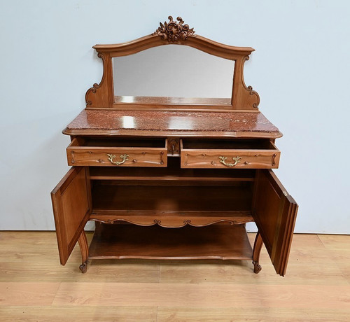 Buffet Desserte en Noyer, style Louis XV – Début XXe