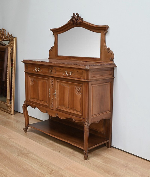 Buffet Desserte en Noyer, style Louis XV – Début XXe