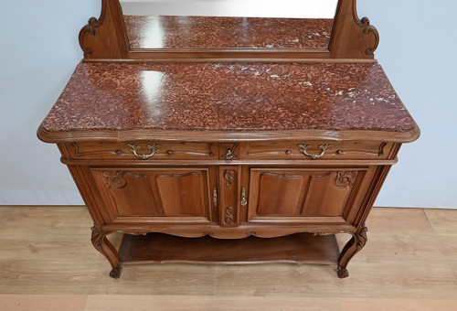 Buffet Desserte en Noyer, style Louis XV – Début XXe