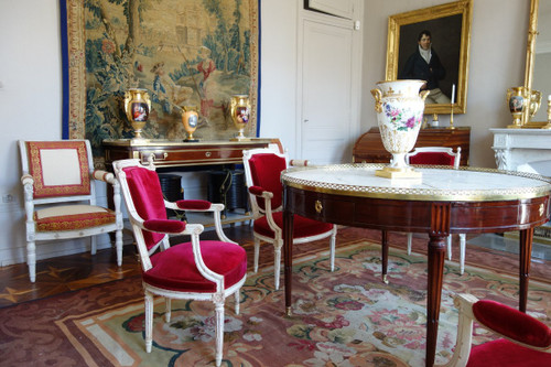 Große Empire-Ziervase aus Pariser Porzellan – François Premier