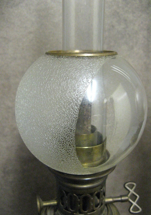 Paire De Lampes à Pétrole XIXe. Napoléon III. 