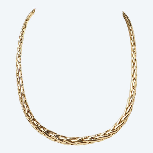 Collier Palmier En Or Jaune