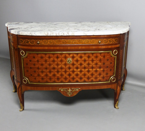 Marquetry chest of drawers