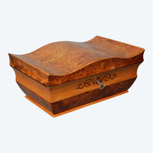 Coffret Charles X en marqueterie