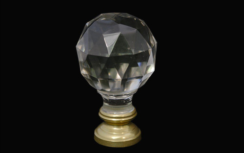 Boule Escalier, XIXème, Cristal, Bronze