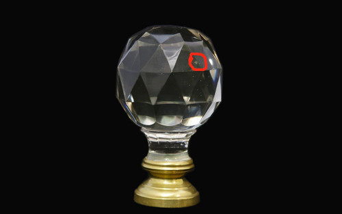 Boule Escalier, XIXème, Cristal, Bronze