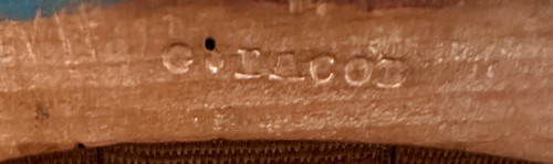 Georges Jacob, Paire De Fauteuils Cabriolet Estampillés d'Epoque Transition Vers 1770